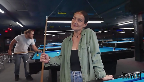 Slutty blonde give soooper and ready to fuck