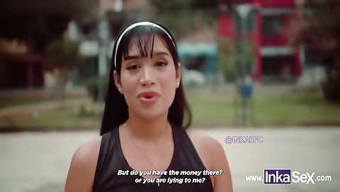 Sexy amateur girl with a big dick