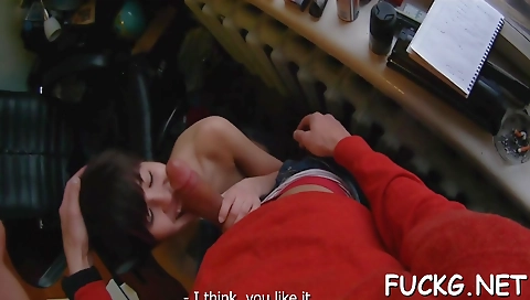 Spanish girl shows her hot pussy