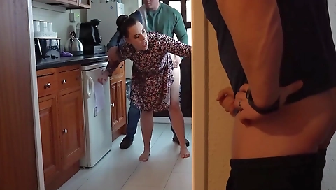 Sexy blond with hot girlfriend