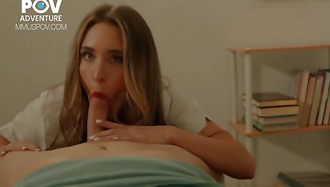 Marriedia shows off her new cum