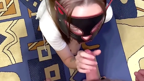 Dark brown sucks off hard and fucks