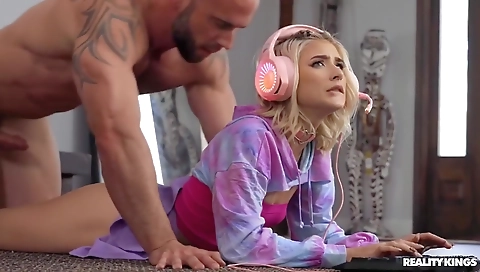 Horny mature girl fucks in a stripper