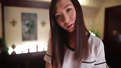 Mash dat chito asian chick fucks hard by three guys